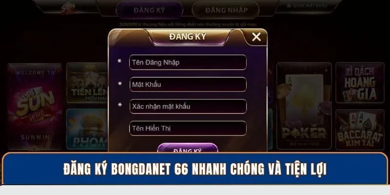 Đăng Ký BongdaNET 66