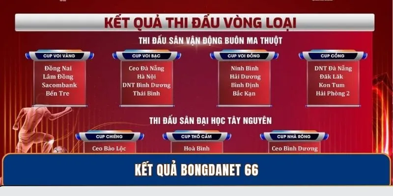 Kết quả BongdaNET 66 - Theo dõi tỷ số nhanh, chính xác
