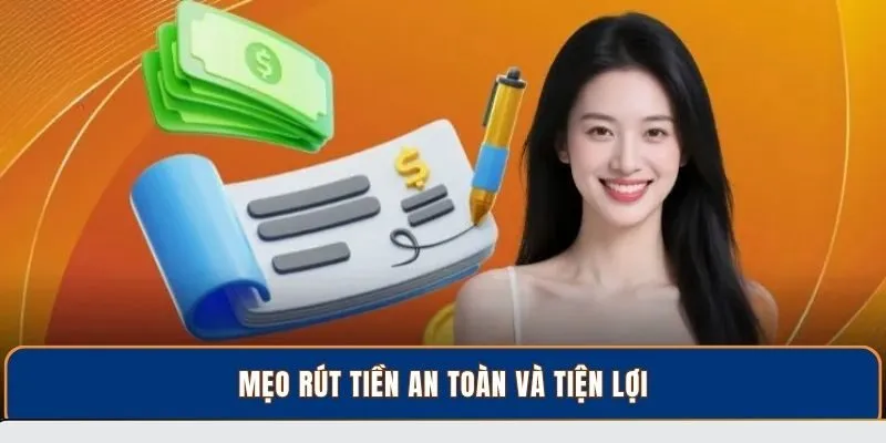 Mẹo rút tiền an toàn và tiện lợi