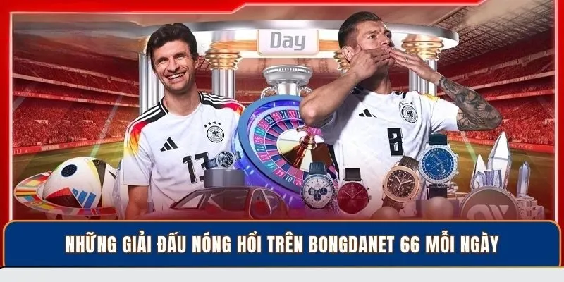 Những giải đấu nóng hổi trên BongdaNET 66 mỗi ngày
